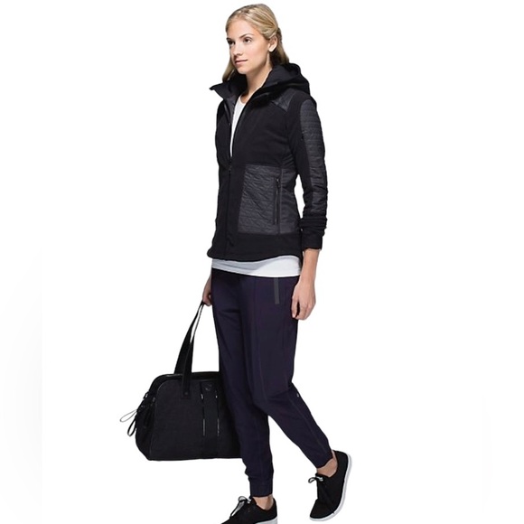 RARE: Lululemon Fleecy Keen Jacket Black Size 6 - Picture 16 of 16